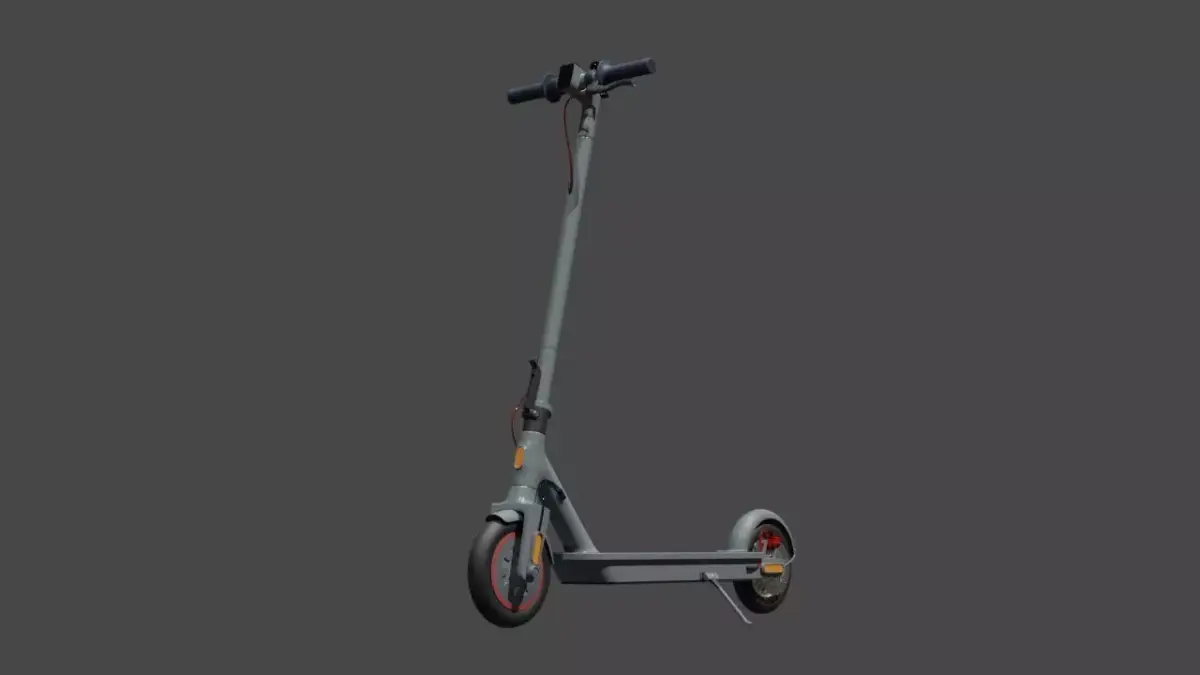 High-Quality Generic Electric Scooter 3D Model 3D model