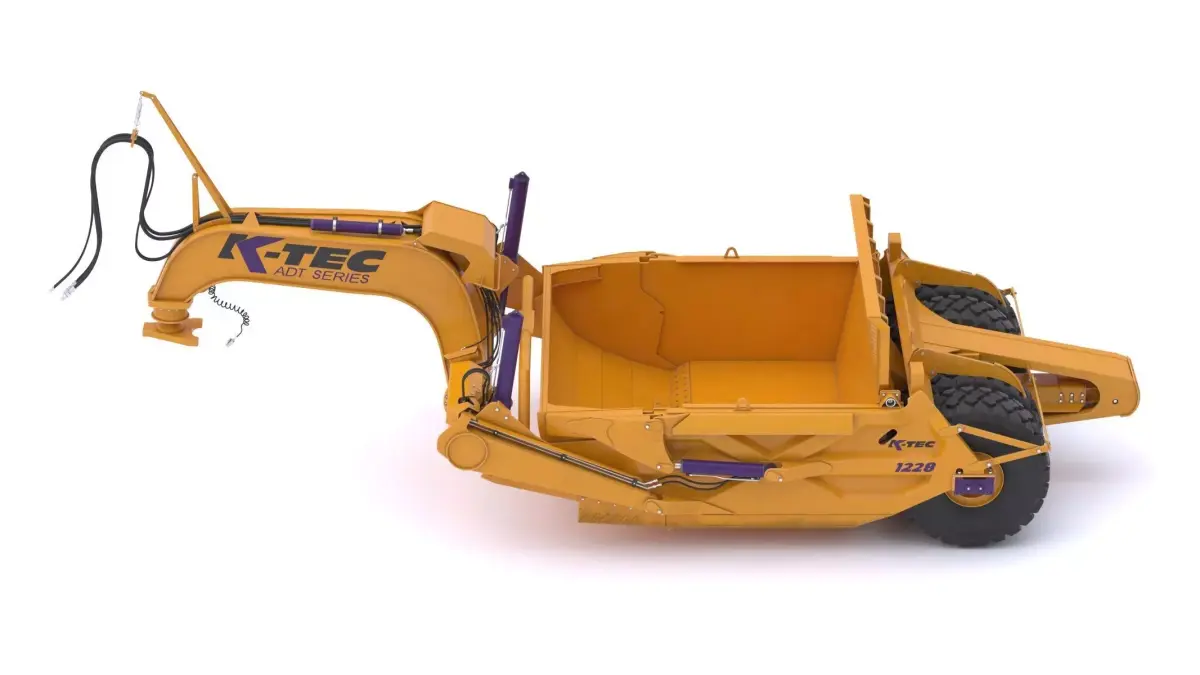 K-Tec ADT Articulated Dump Truck Scrapers 1228 3D model