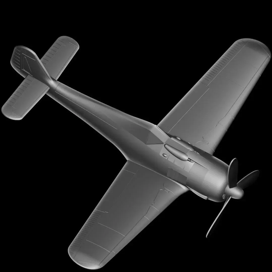 FW190 3D print model