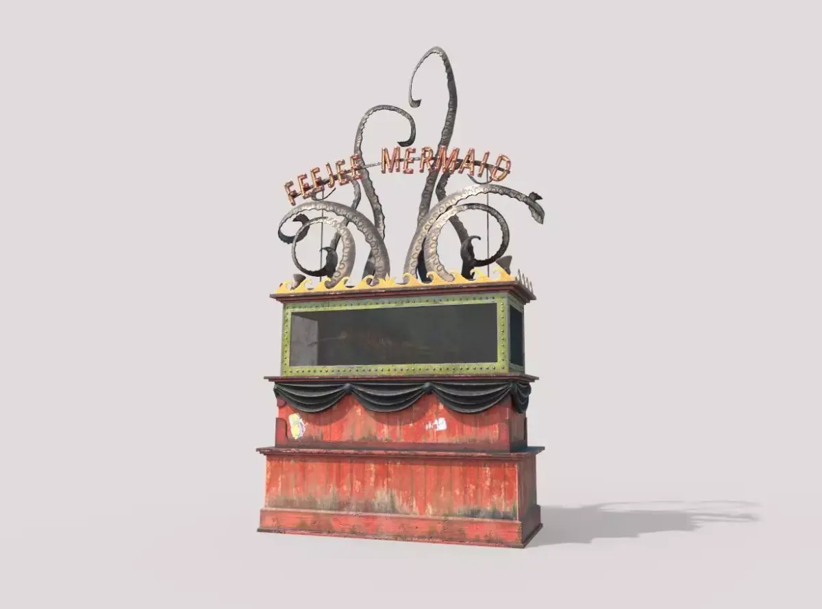 Mermaid Exhibition Stand 3D model