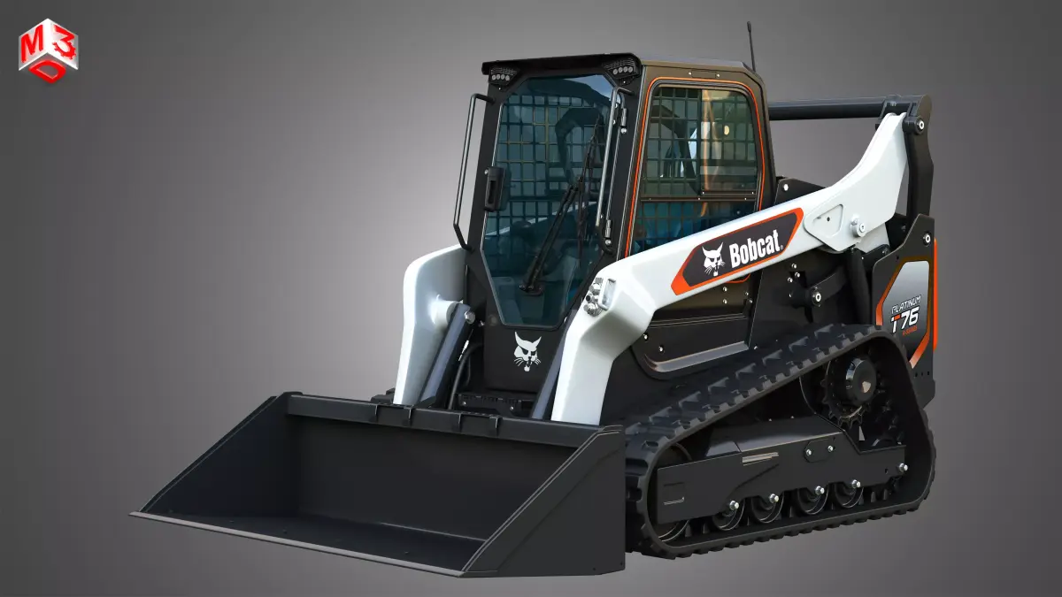 T76 Platinum Compact Track Loader - Bucket 3D model
