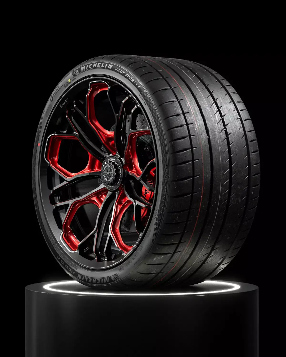 Michelin Pilot Sport 4S 355 25 ZR21 107Y NEW 3D model