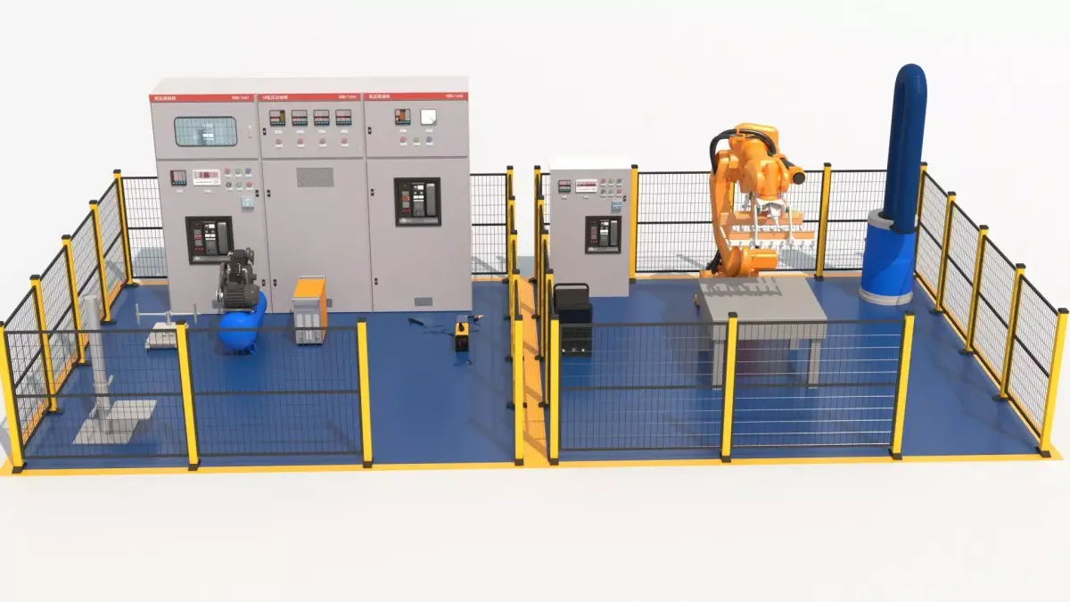 Robotic Automated Welding Workstation 3D model