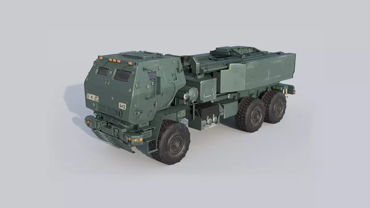  M142  HIMARS  Low-poly 3D model