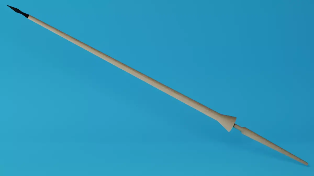 Cavalry Lance Low-poly 3D model