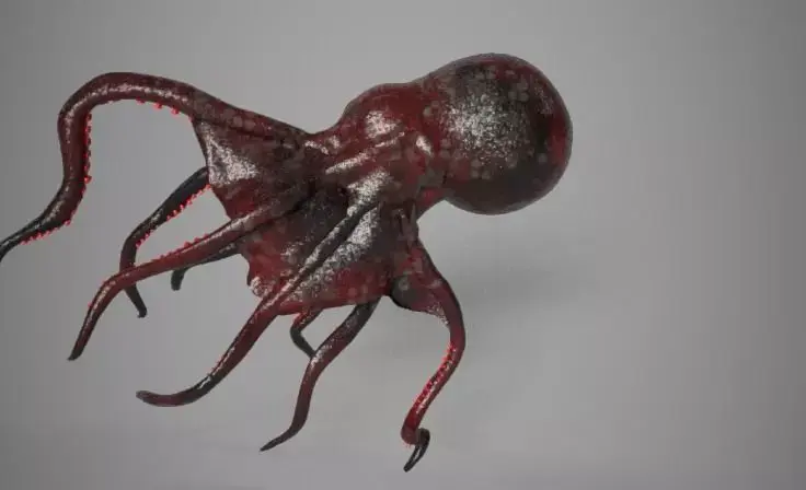 KRAKEN octopus 3D model