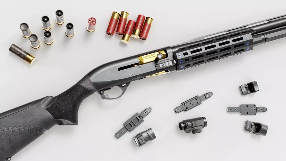 Agency Arms Benelli M2 12 Gauge Shotgun Low-poly 3D model