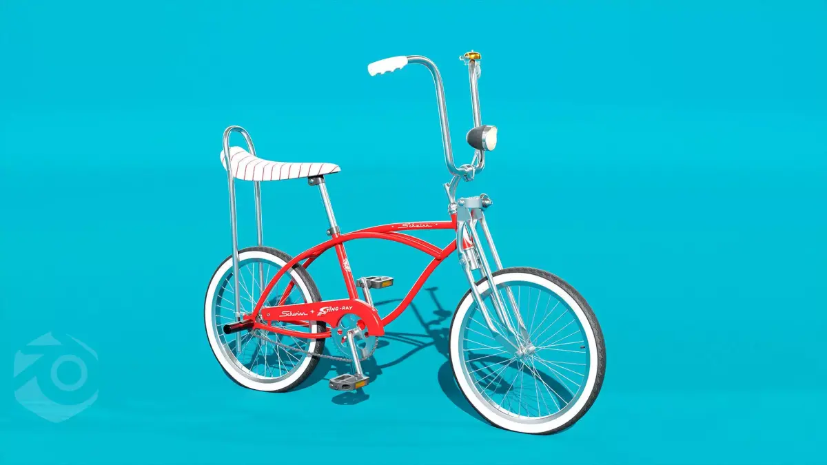 Retro Bicycle 3D Model Inspired by the Classic Schwinn Sting-Ray 3D model