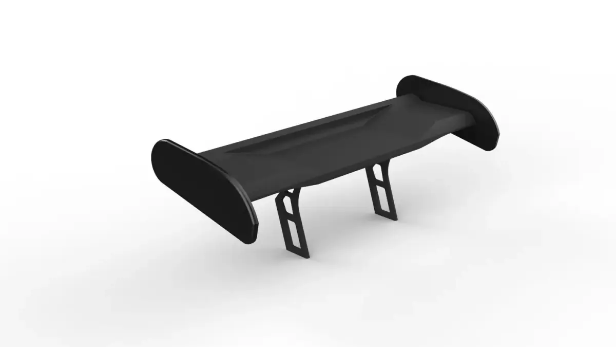 spoiler auto moto garage  3D model