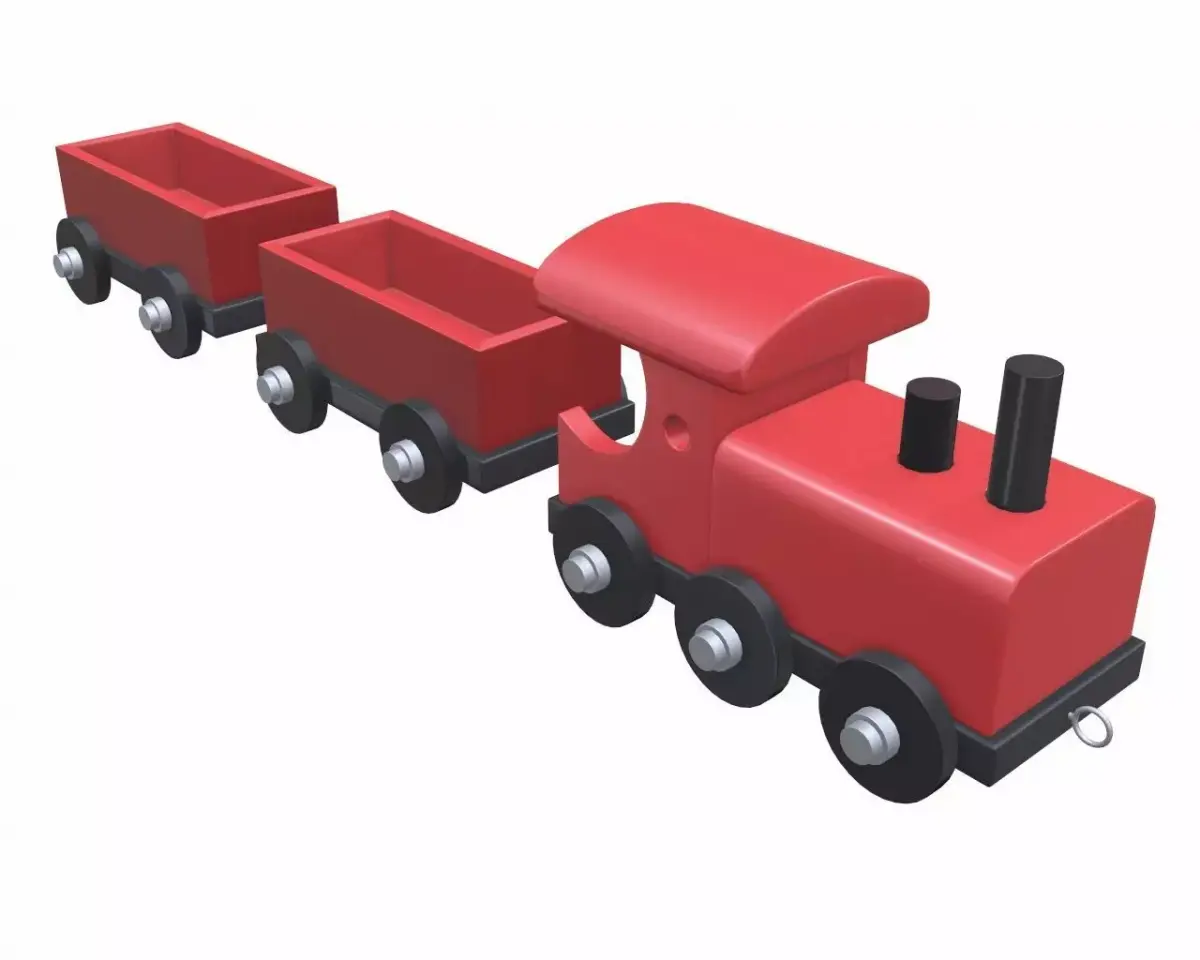 Train toy 3D model buy