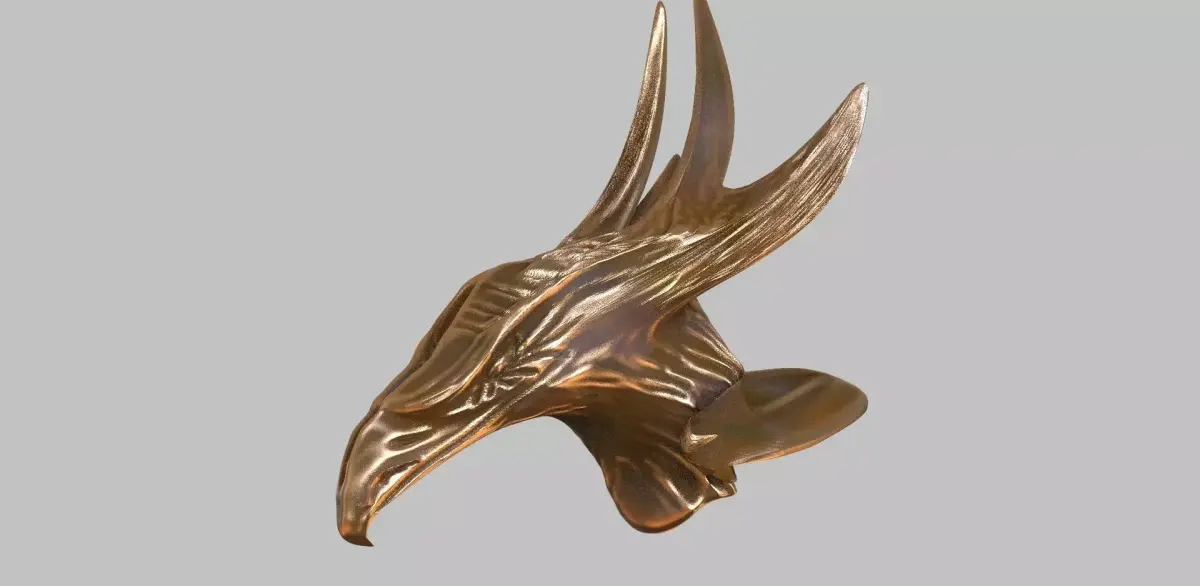 Eagle claw bronze 3D model