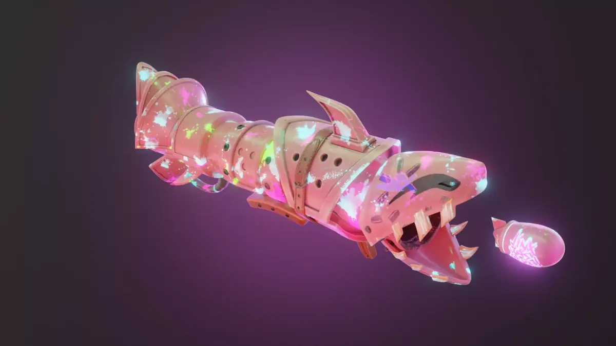 Jinx Fishbones  Low-poly 3D model