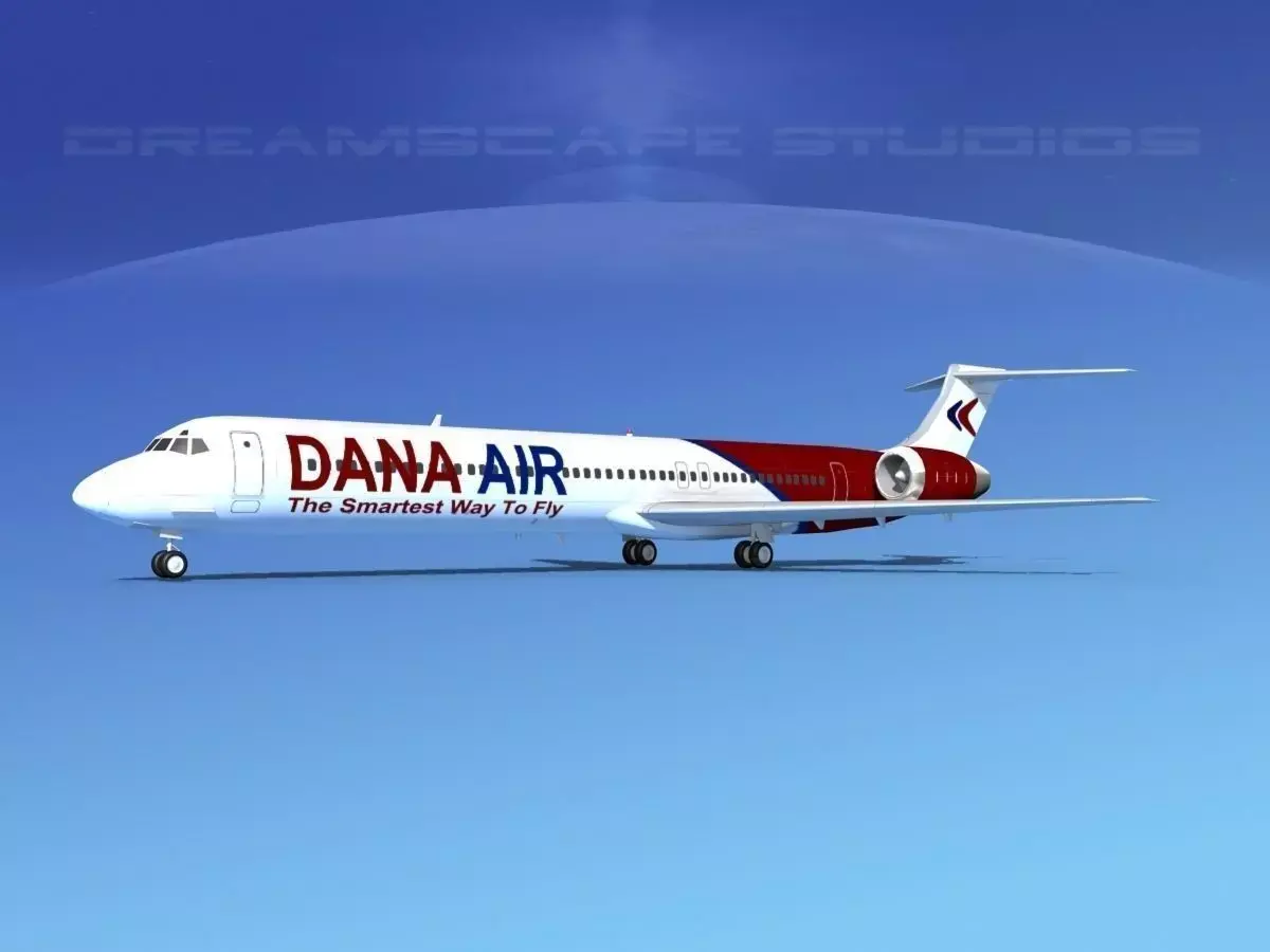 McDonnell Douglas MD83 Dana Air 3D model