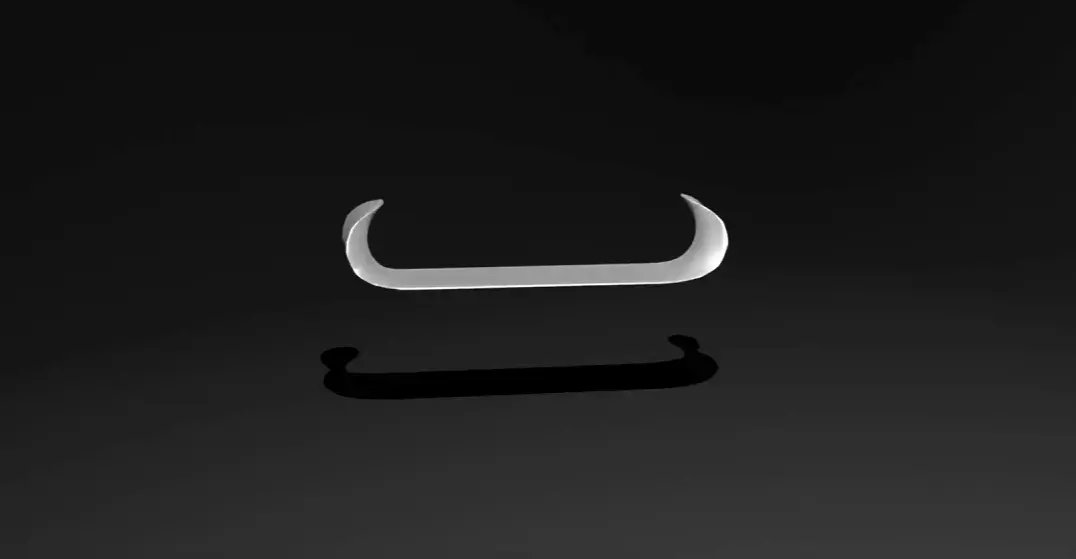 Roux Retractor Low-poly 3D model