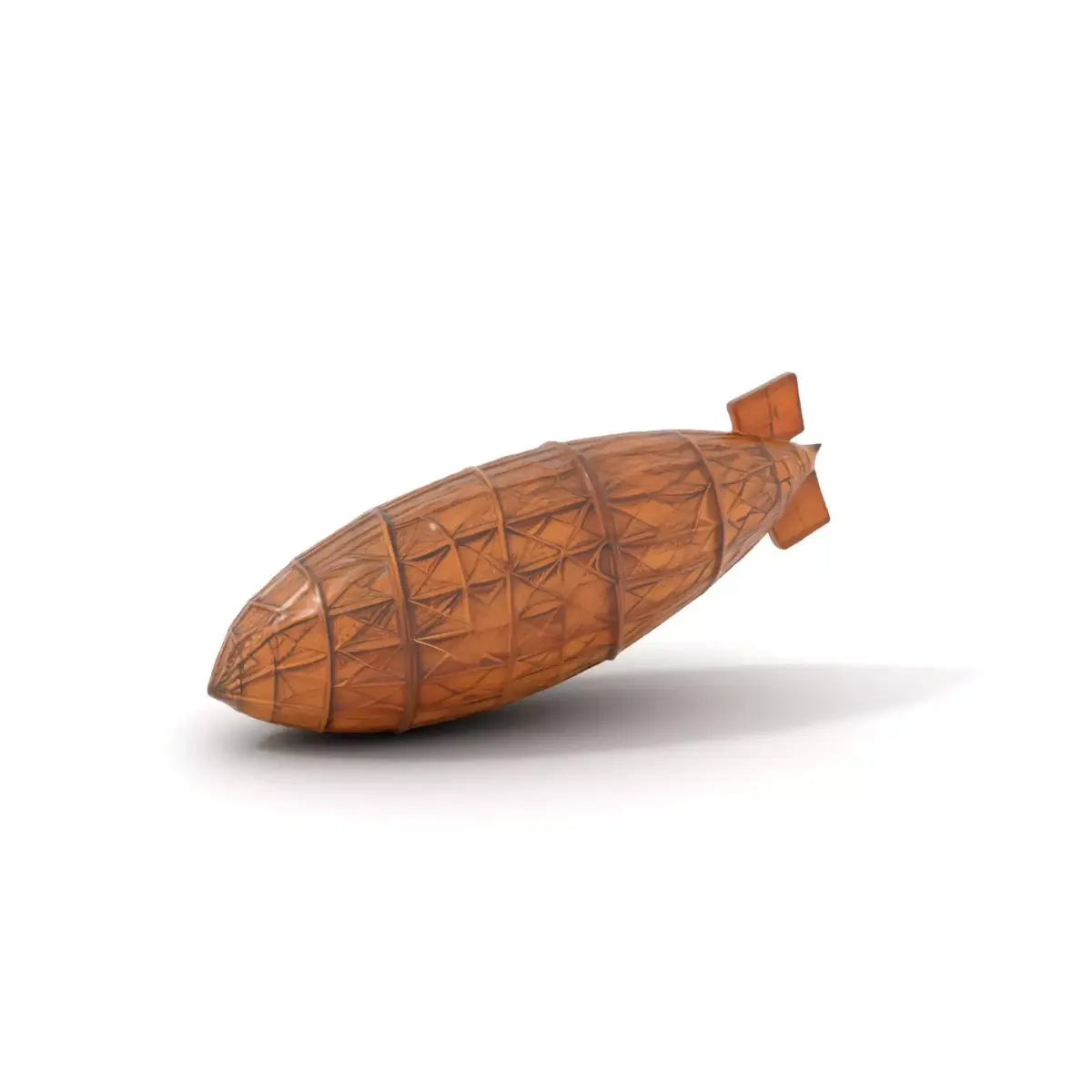 Vintage Wooden Airship model pack Low-poly 3D model purchase