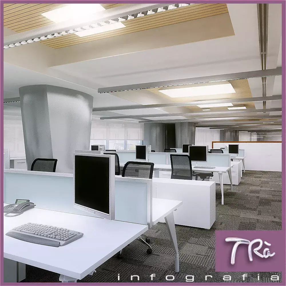 FULL OFFICE INTERIOR II 3D model