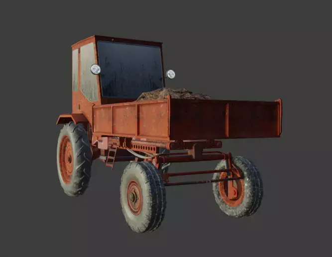 T16 Vladimirets Tractor  3D model