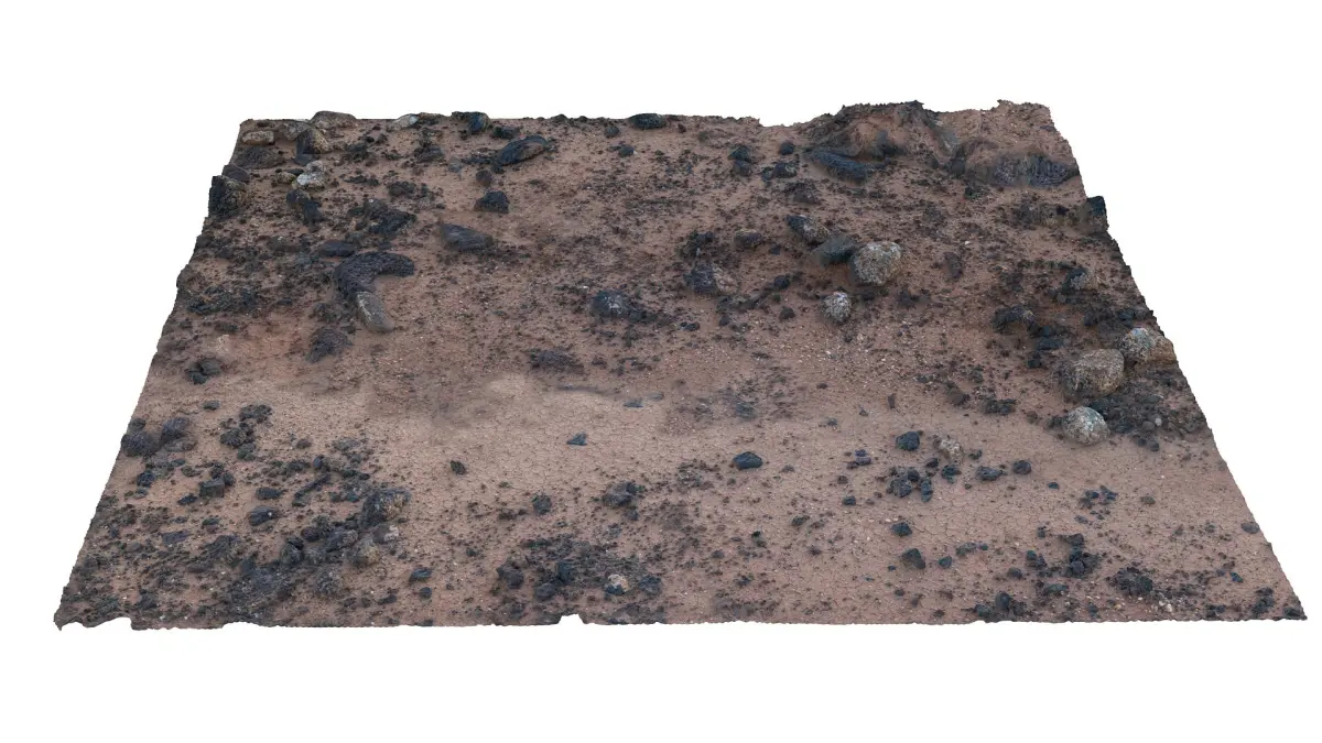 Volcanic Desert scan HD 8K 3D model