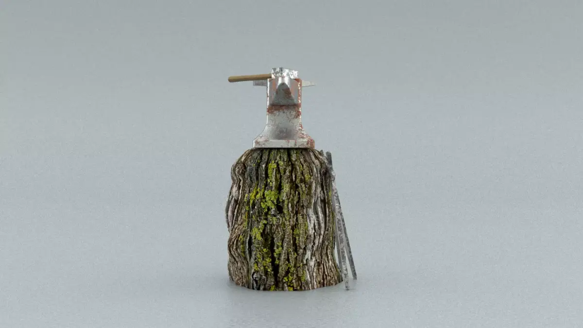 laos Old Anvil 3D model
