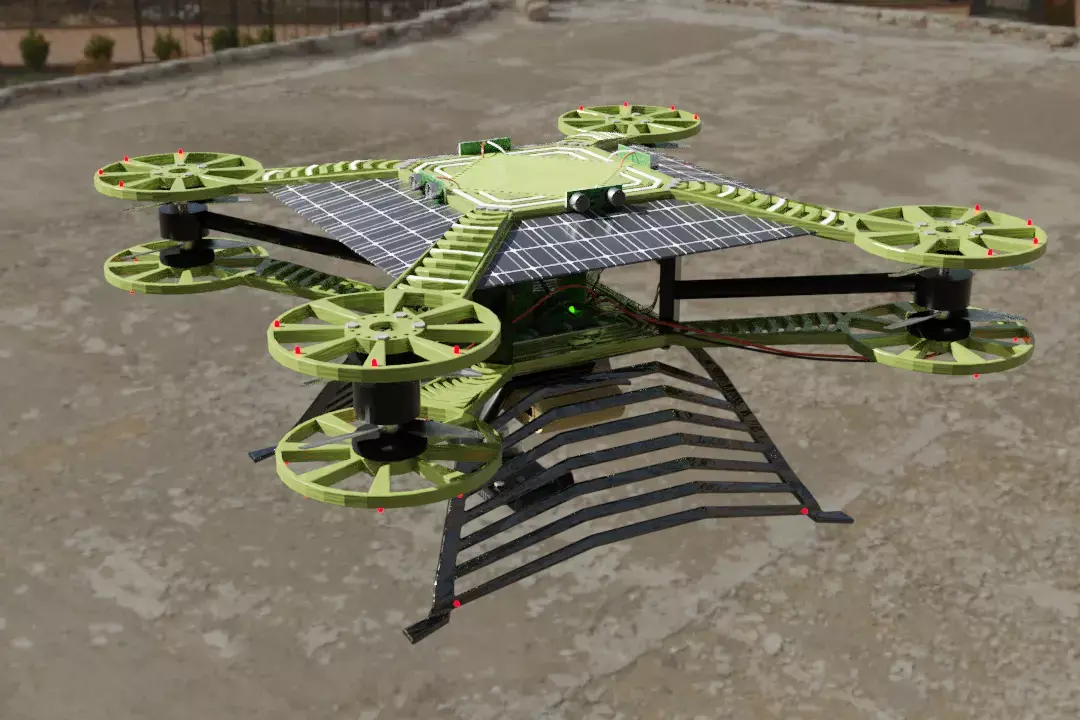 real scale Drone Free 3D model
