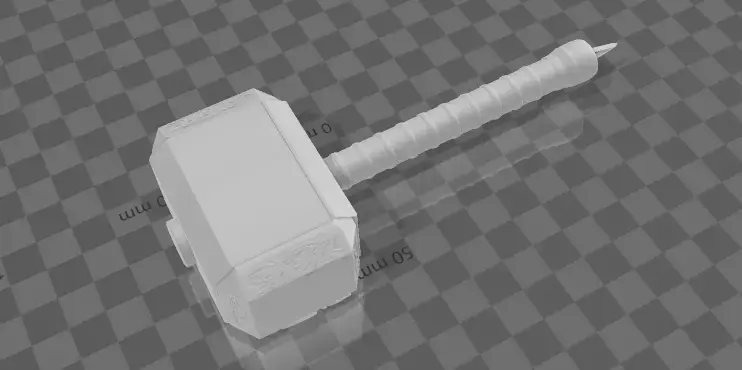 Thor hammer  3D print model
