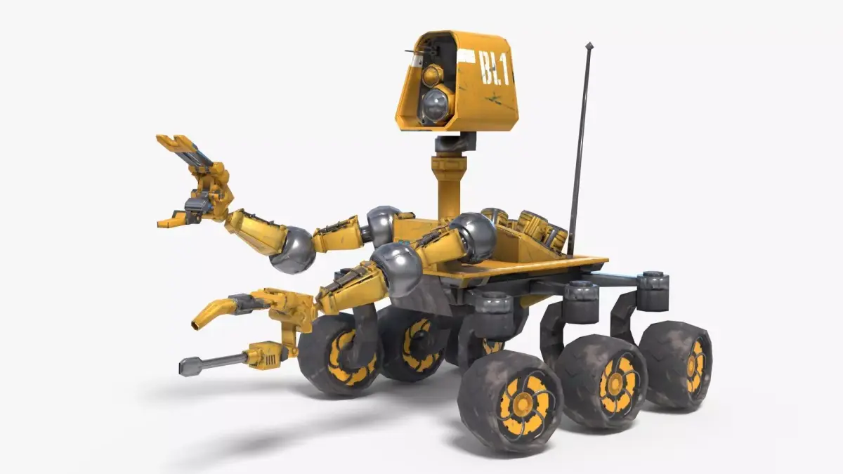 Planetary Rover Low-poly 3D model purchase