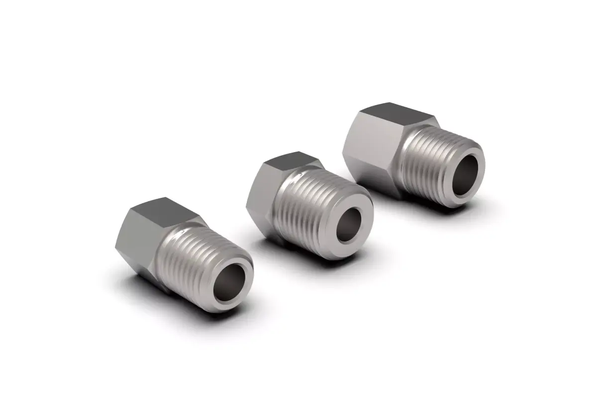 Pipe bushing reducer NPT collection 3D model