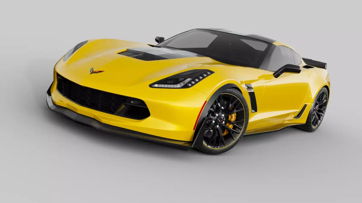 Chevrolet Corvette Z06 C7R Edition  Free 3D model