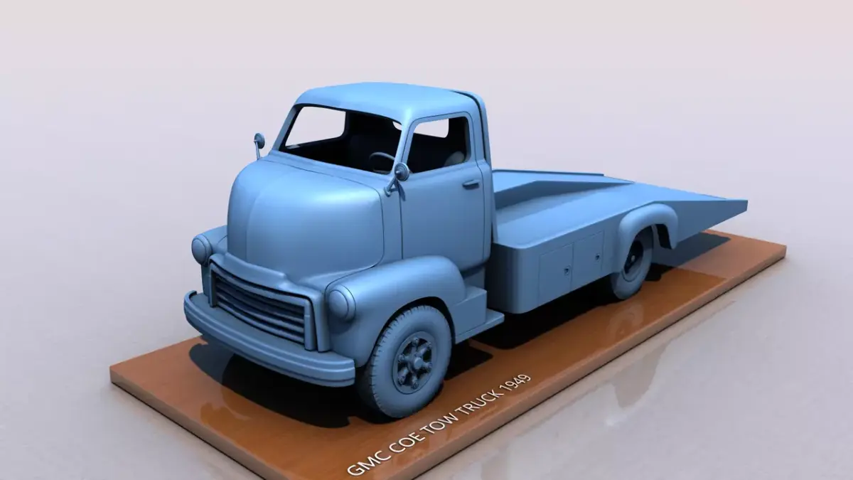 GMC 100 TOW TRUCK 1949 3D print model
