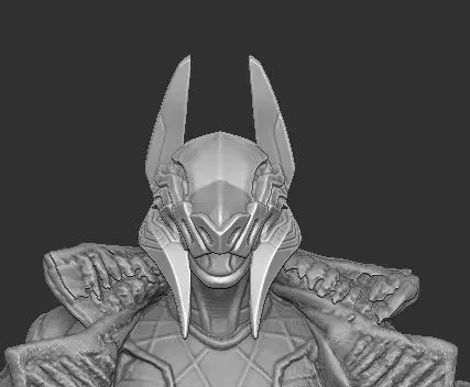 Cyberpunk Anubis Mezco Head 3D print model