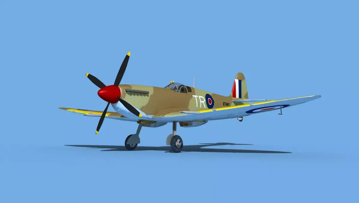 Supermarine Spitfire Mk IXb V04 3D model