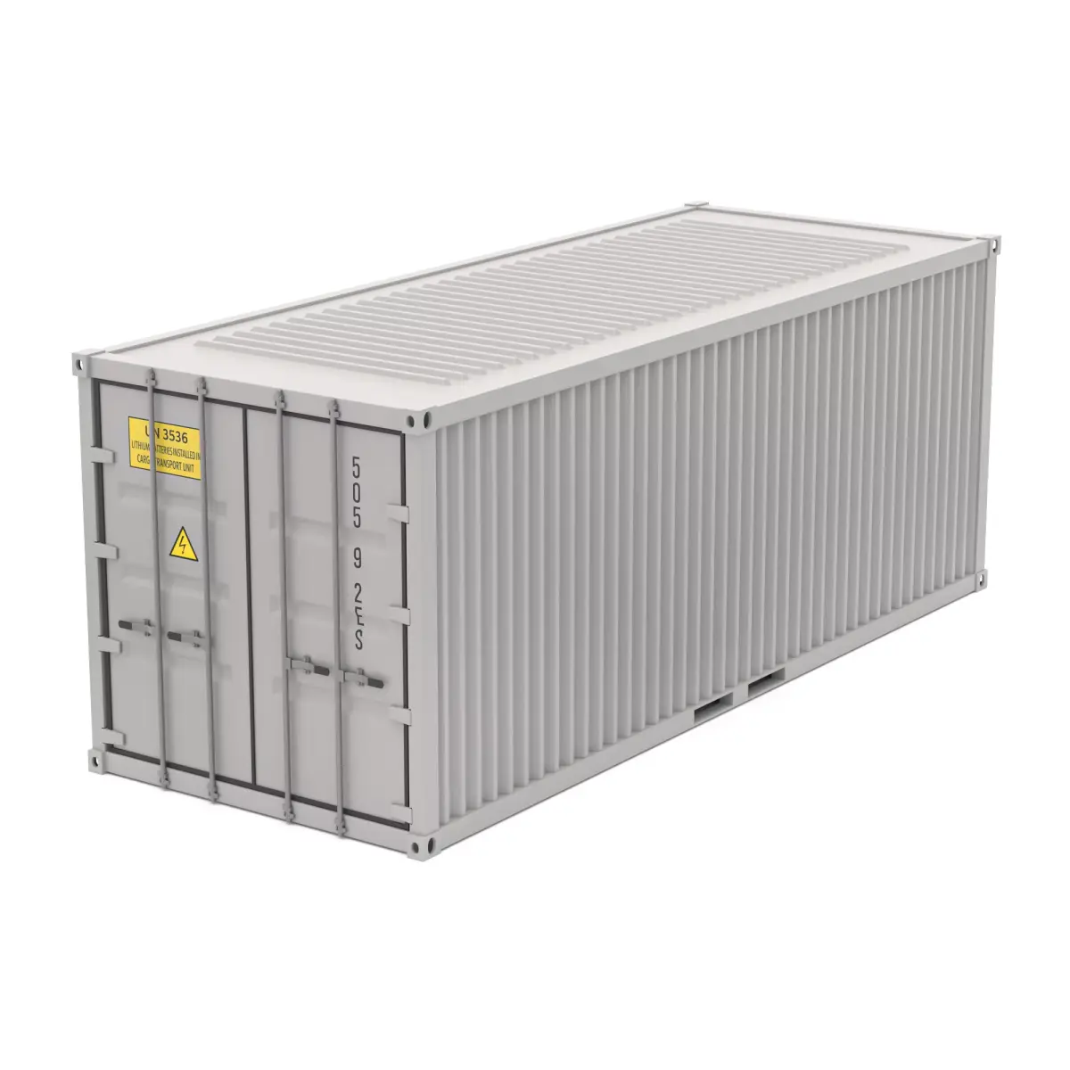 20 ft Container Battery Storage 3D model