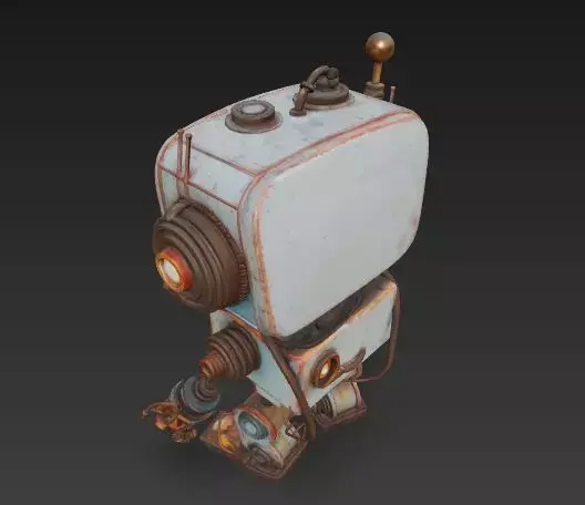 Scrapbot Mechanic 1 3D model