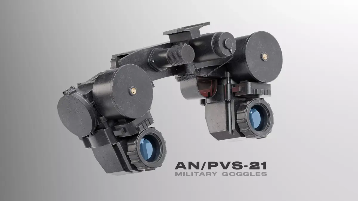 ANPVS21 Military Goggles 3D model