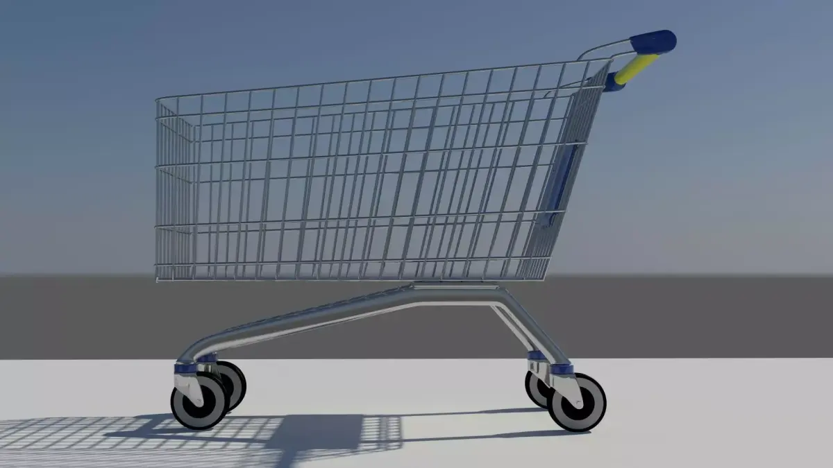 Shopping Cart Free 3D model