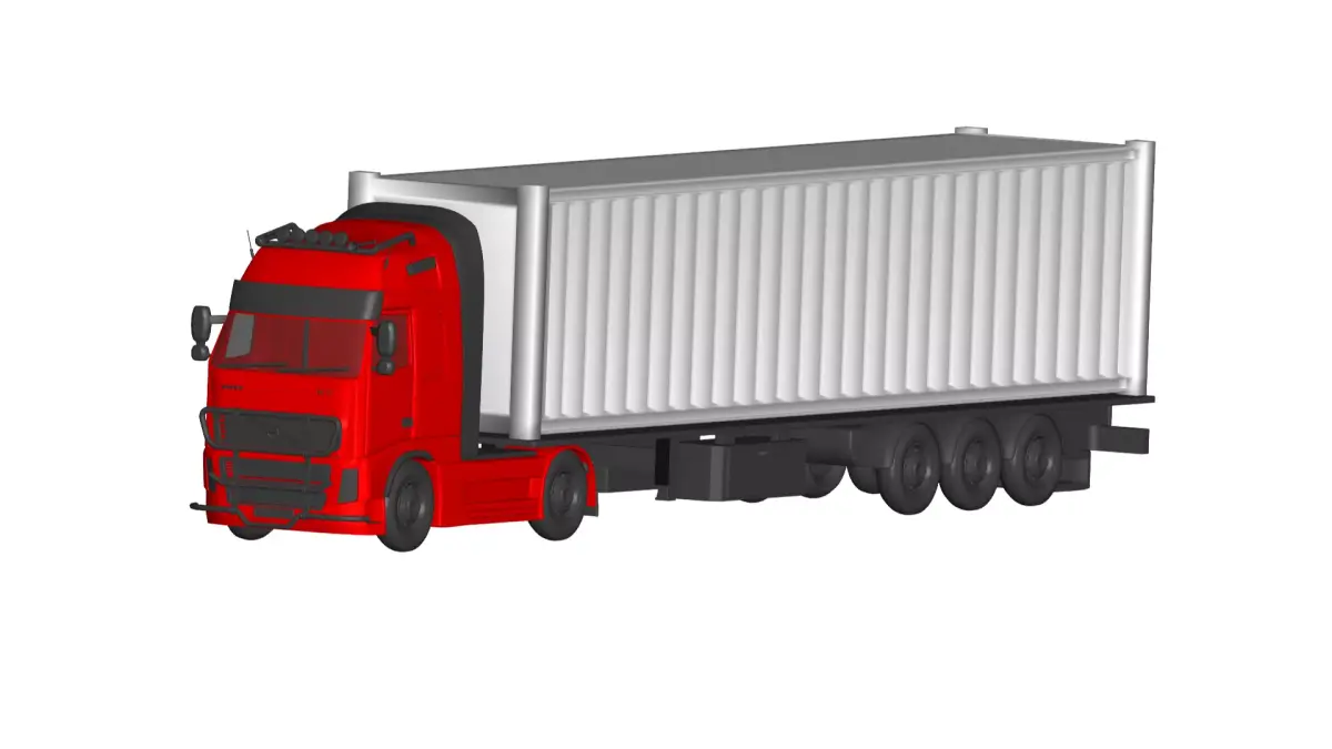 Volvo FH12 3D model by truck-3d