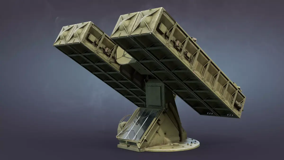 Strela-10 9K35 Missile System Low-poly 3D model