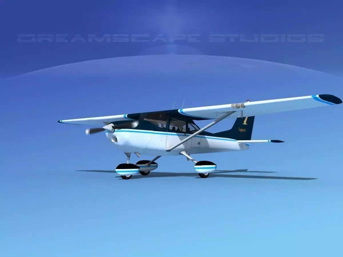 Cessna 172 Skyhawk 1967 V05 3D model