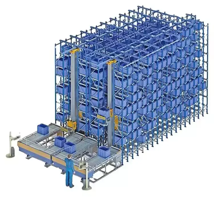 Truss Manipulator Smart Warehouse Automation with CNC Loading 3D model