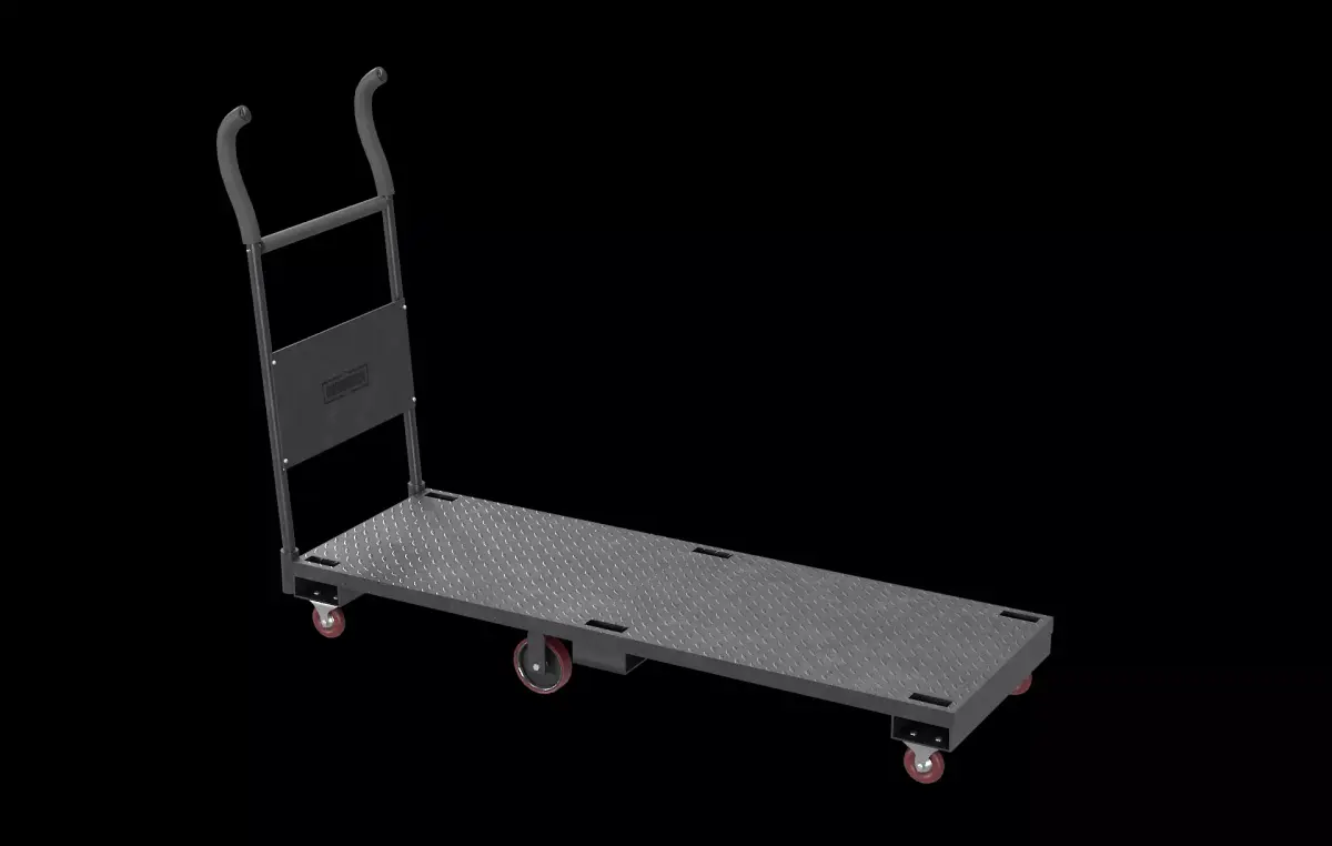 Freight roughneck goods carrier Low-poly 3D model