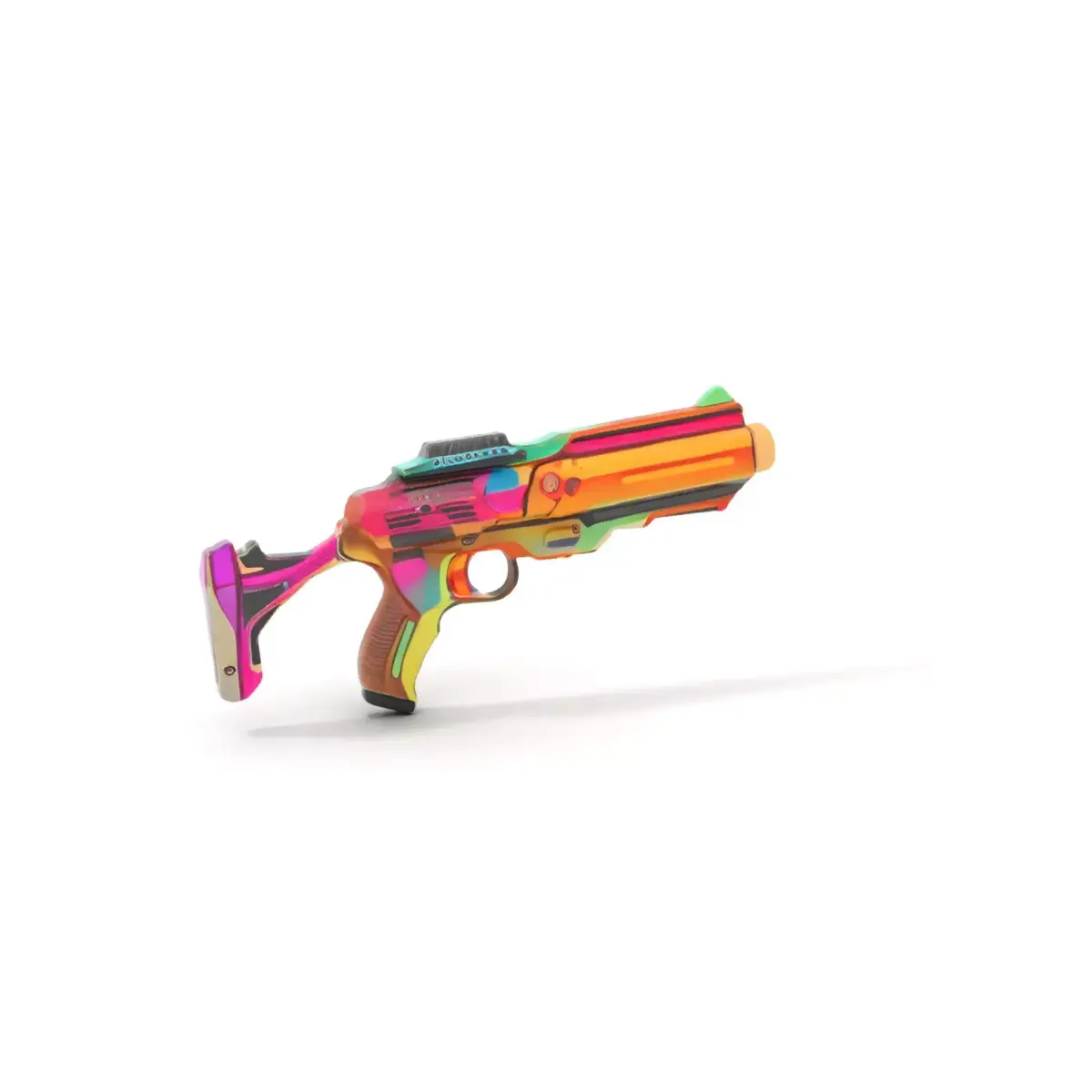 Neon Spectrum Blaster model pack Low-poly 3D model