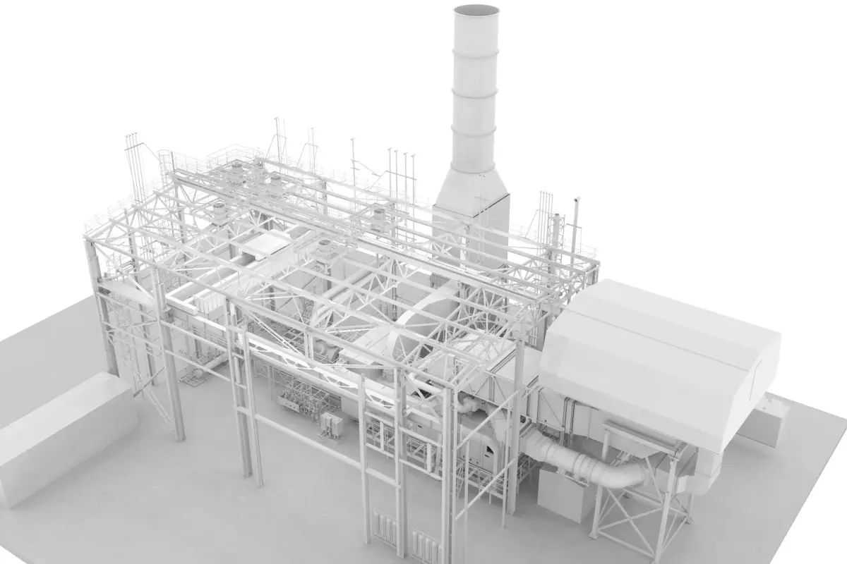 GAS-PUMPING UNIT 3D model