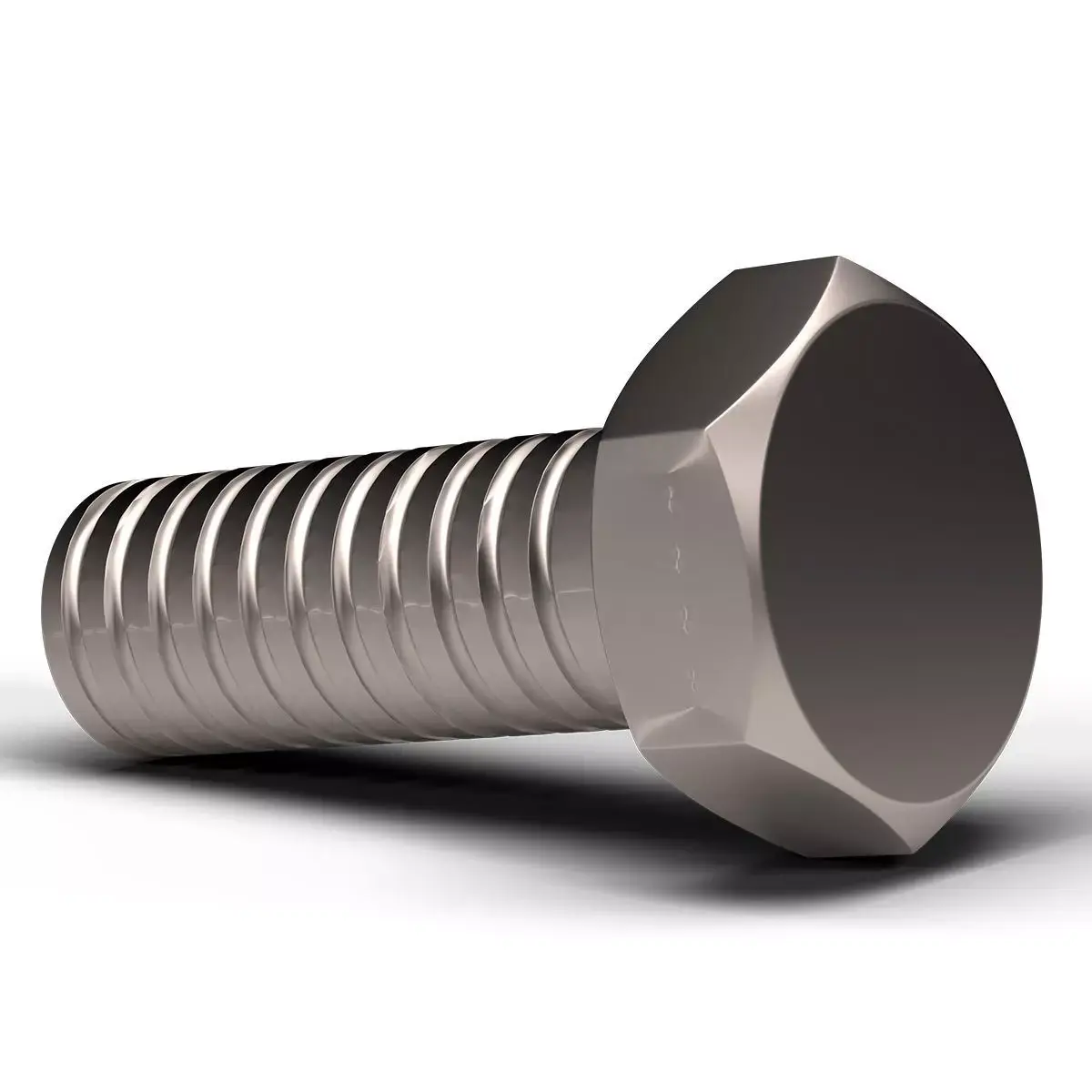 Hex Bolt Low-poly 3D model from CGTrader - Low-poly