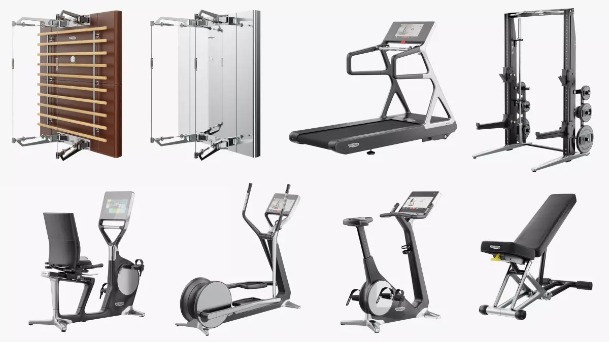 Technogym Personal Line 3D Model Pack