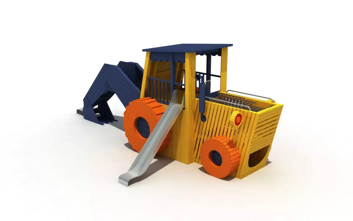 Kids outdoor commercial play structure 3D model 3D model 30