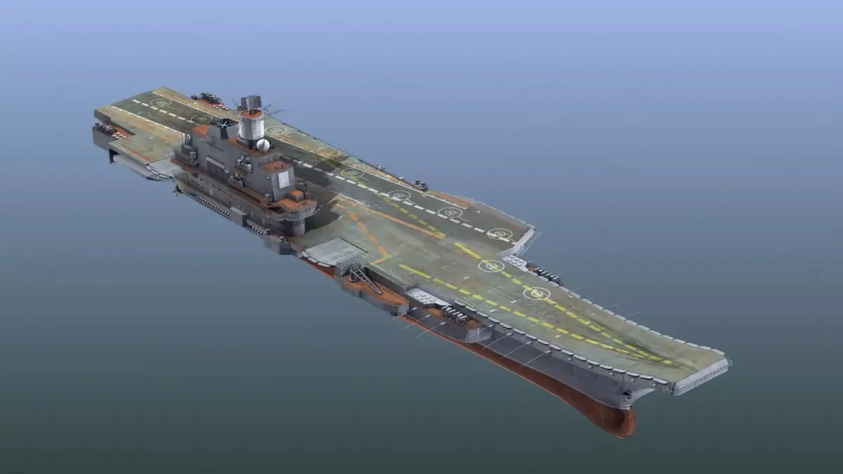 Admiral Kuznetsov Aircraft Carrier 3D model