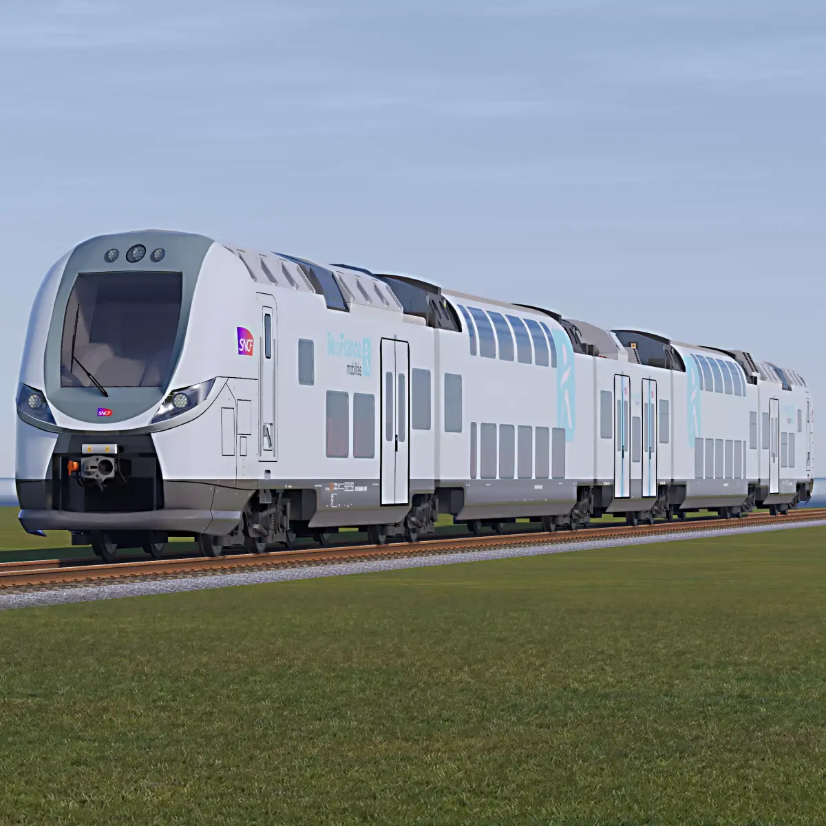 Bombardier Omneo Regio 2N Clear 3D model