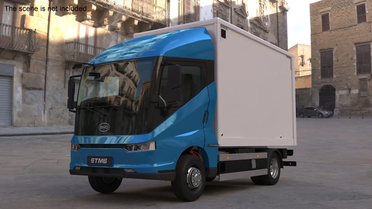 Electric Truck BYD ETM6 Blue 3D model