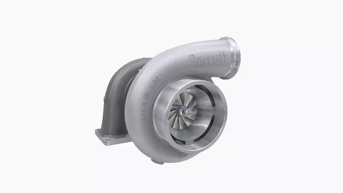 Garrett GTX4720R 88mm turbocharger Low-poly 3D model