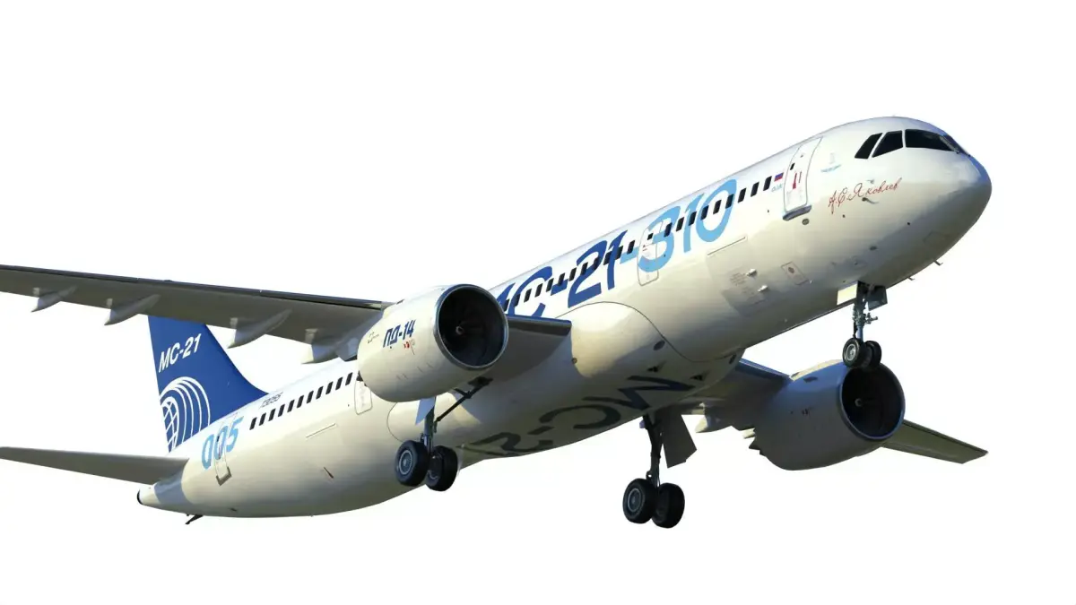 MC-21 airliner 3D model